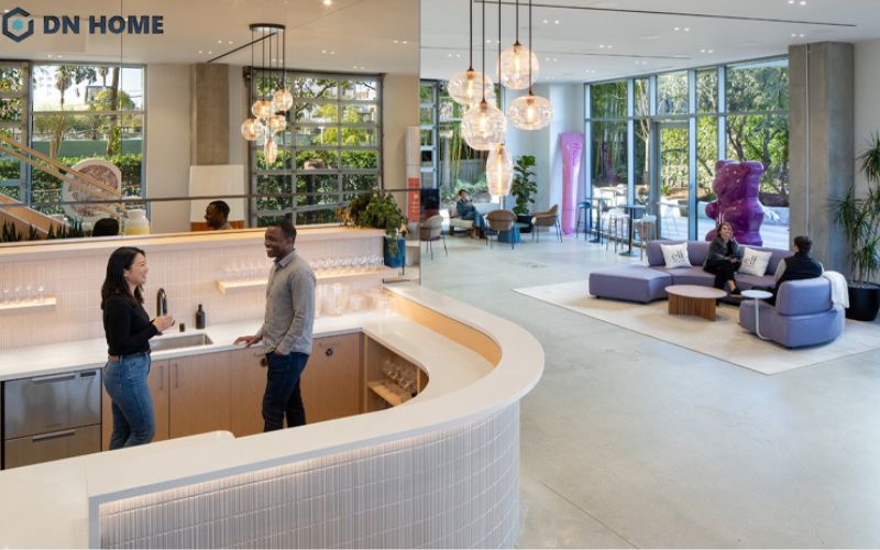 Điểm khác biệt lớn nhất giữa văn phòng Wellness và văn phòng truyền thống là trọng tâm thiết kế