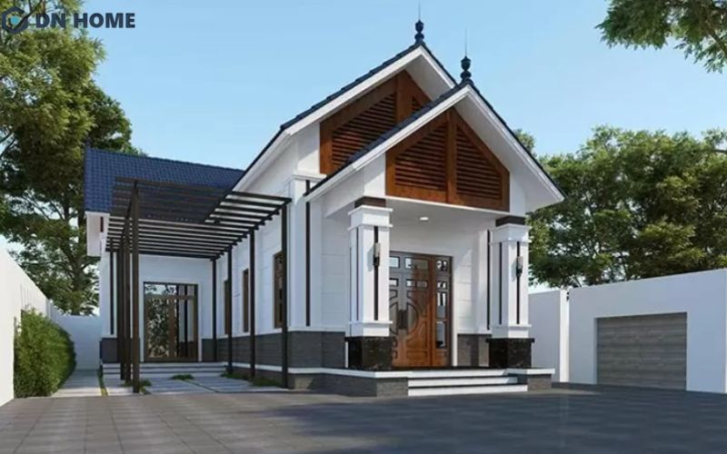 Ngôi nhà ống cấp 4 mang lại giải pháp nhà ở phù hợp cho khu đất mặt tiền nhỏ