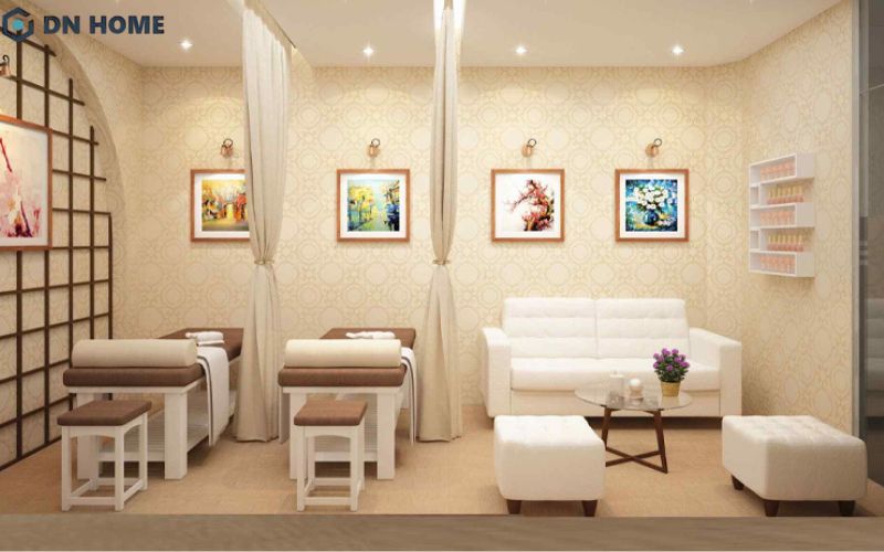 Spa tại nhà chú trọng thiết kế không gian đảm bảo sự riêng tư tuyệt đối