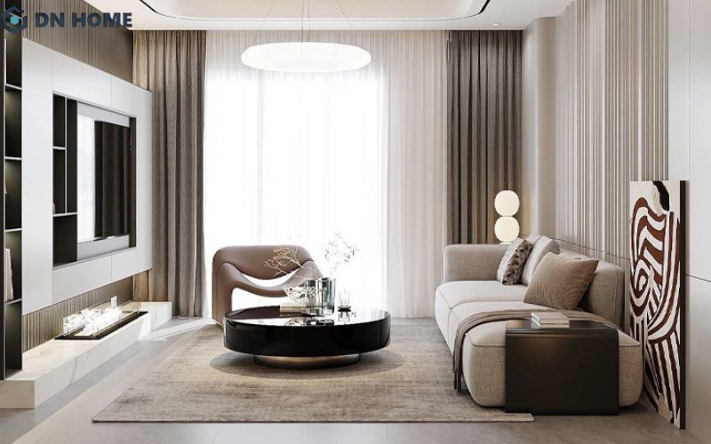 Ánh sáng tự nhiên đóng vai trò tạo cảm giác thoải mái, sinh động cho không gian nội thất