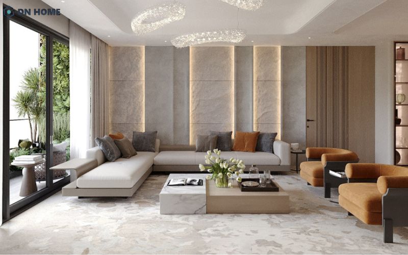 Tùy thuộc vào màu sơn tường để điều chỉnh nhiệt độ màu ánh sáng phù hợp, tránh bị ám vàng hoặc xanh quá