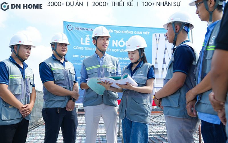DN HOME với hơn 10 năm hoạt động trong lĩnh vực thiết kế - thi công, sở hữu bề dày kinh nghiệm thực chiến ấn tượng