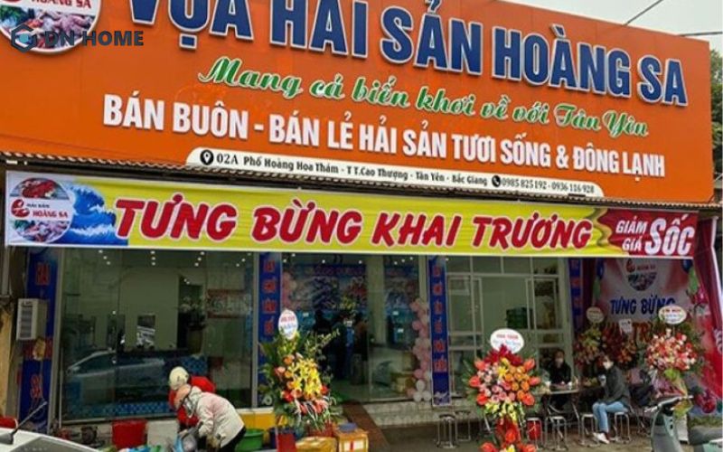 Thiết kế bảng hiệu đồng bộ với tổng thể thiết kế