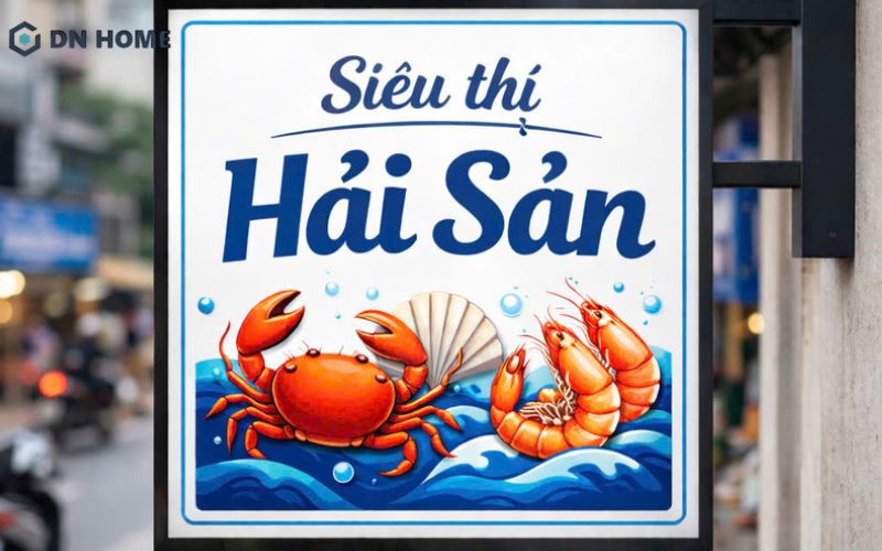 Kết hợp đèn LED sẽ giúp bảng hiệu nổi bật, thu hút vào ban đêm