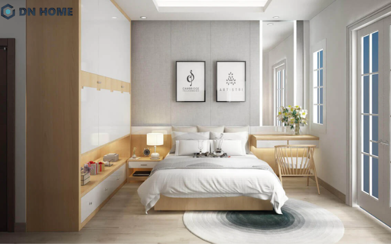 Tận dụng ánh sáng và bố cục mở giúp phòng ngủ con trai lớn thoáng và sáng hơn