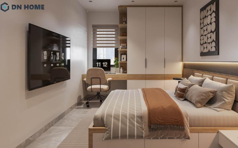 Nội thất đơn giản, phù hợp với tâm lý con trai tuổi dậy thì