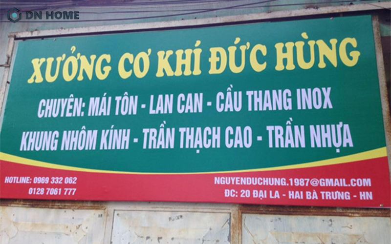 Bảng hiệu đẹp, ấn tượng sẽ giúp tiết kiệm chi chi quảng cáo đáng kể