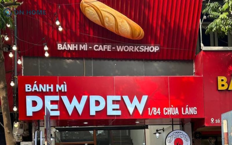 Mẫu bảng hiệu bánh mì thiết kế chữ nổi đẹp, bắt mắt