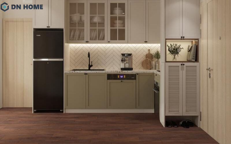 Nội thất phòng bếp phải có thiết kế gọn gàng, sạch sẽ