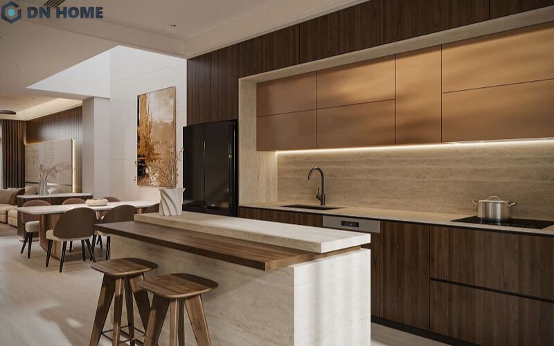 Gia chủ nên tham khảo áp dụng các nguyên tắc phong thuỷ khi thiết kế, thi công không gian bếp để duy trì, thu hút vượng khí