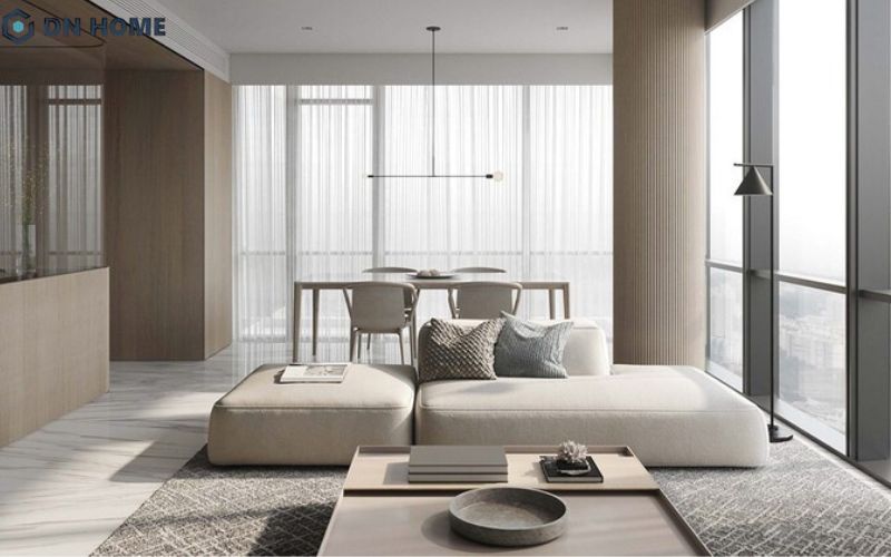 Phong cách thiết kế nội thất chung cư có 1 phòng ngủ tối giản