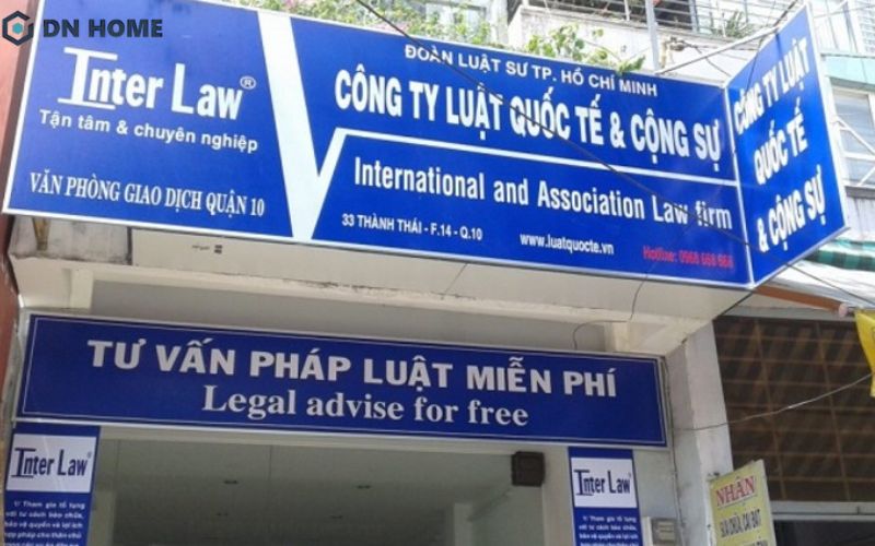 Thiết kế biển hiệu văn phòng sử dụng vật liệu cao cấp