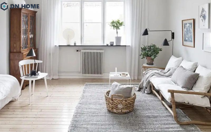 Nội thất phòng khách nên ưu tiên các thiết bị kích thước nhỏ