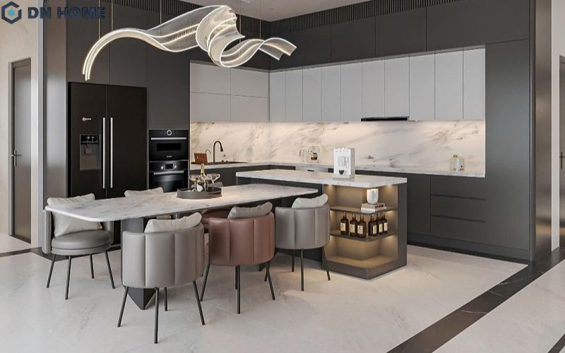 Đầu tư thiết kế không gian bếp góp phần làm tăng tính thẩm mỹ và tiện nghi cho không gian sống