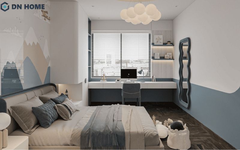 Với người mệnh thủy, những đường nét mềm mại uốn lượn nên được sử dụng trong thiết kế phòng ngủ