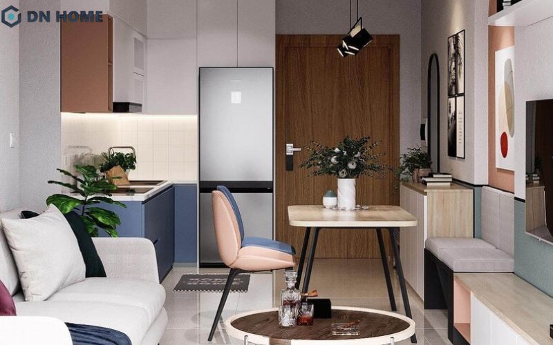 Các mẫu thiết kế nội thất chung cư 1 phòng ngủ hướng đến sự tiện nghi