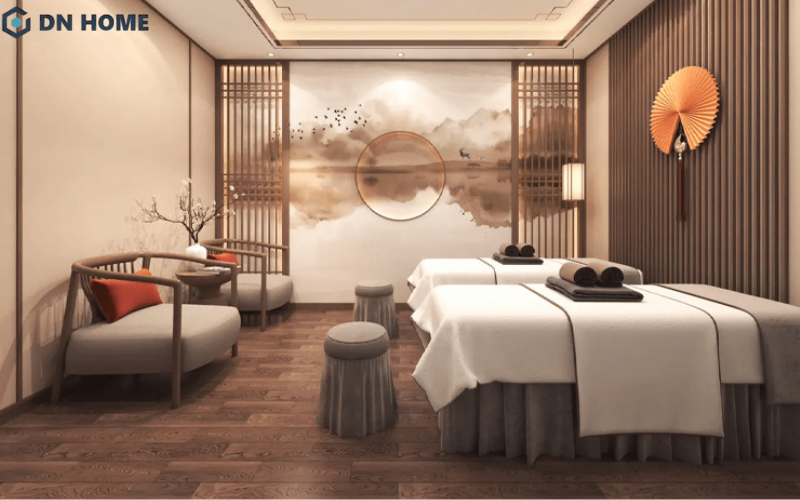 Nên ưu tiên sử dụng những gam màu trung tính thiên ấm để tạo cảm giác thư giãn