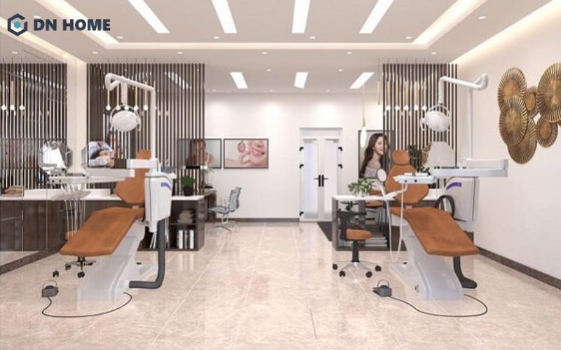 Ánh sáng trong phòng vô trùng nha khoa cần được bố trí đều khắp phòng và hài hòa