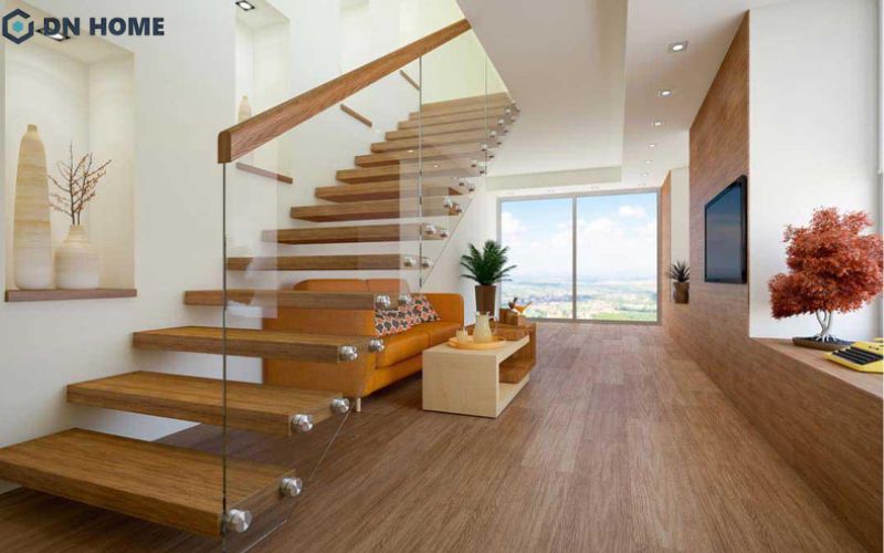 Độ dốc của cầu thang tốt nhất nên nằm trong 33-36 độ để đảm bảo sự thoải mái khi di chuyển