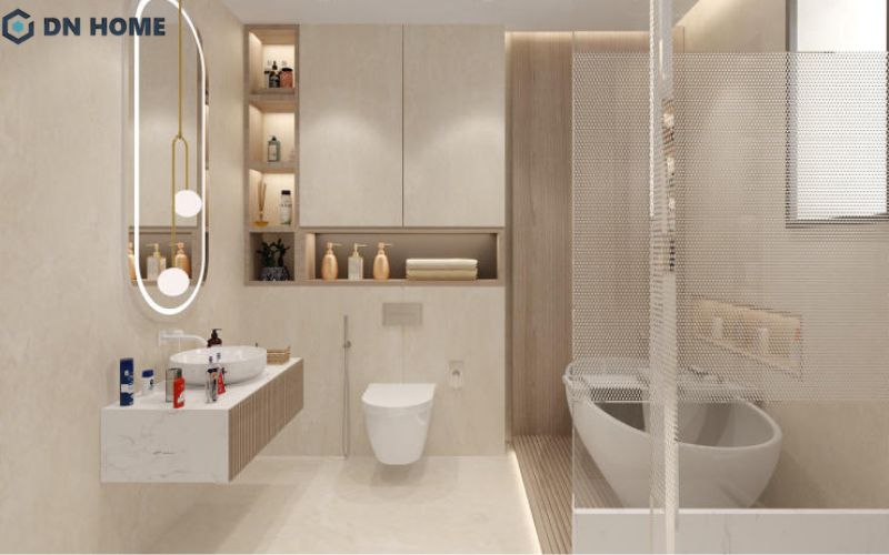 Việc xác định diện tích nhà vệ sinh hợp lý giúp đảm bảo an toàn khi sử dụng