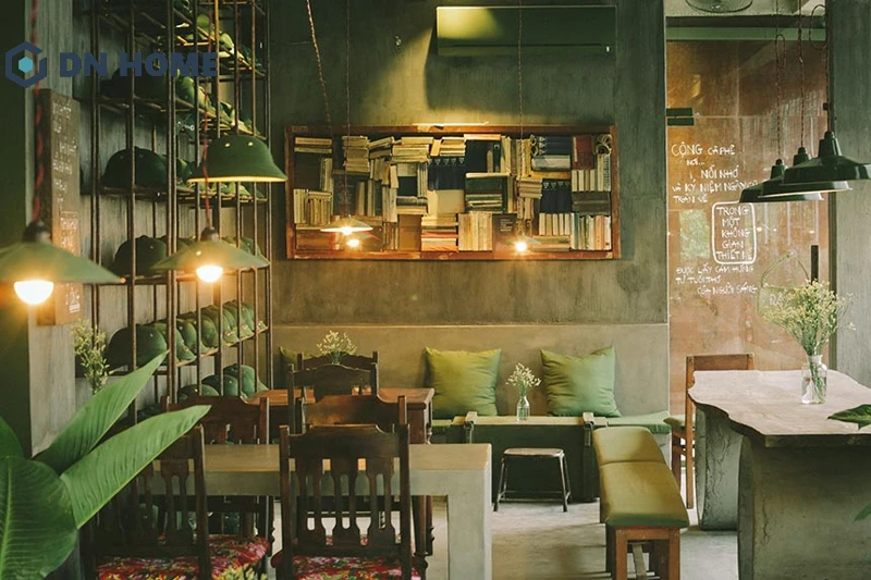 Không gian bình yên, dễ chịu và ấm cúng bên trong quán cafe mặt tiền 6m phong cách retro