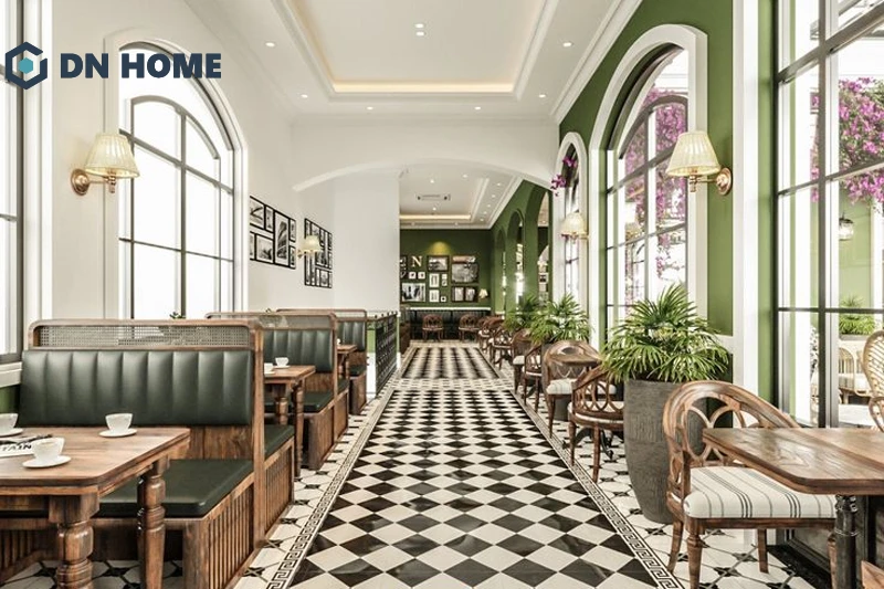 Quán cafe mặt tiền 6m thiết kế theo phong cách vintage thiên về sự hoài niệm nhẹ nhàng