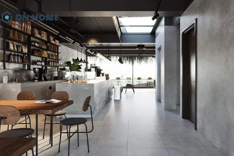 Quán cafe mặt tiền 6m phong cách urban mang đậm vẻ đẹp cá tính, có phần bụi bặm