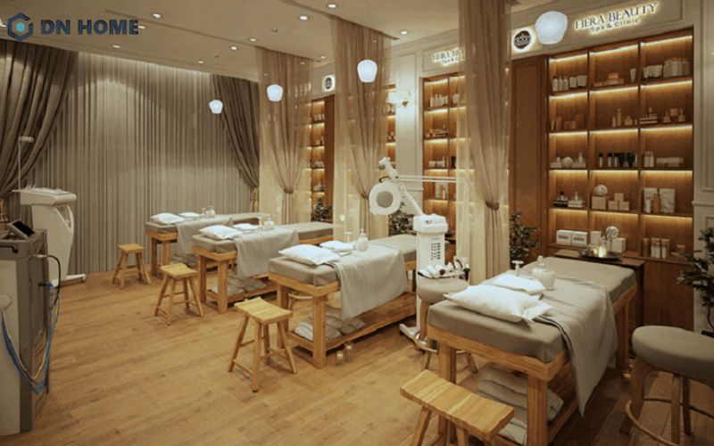 Tham khảo mẫu thiết kế spa 40m2 vượng tài lộc tại đây