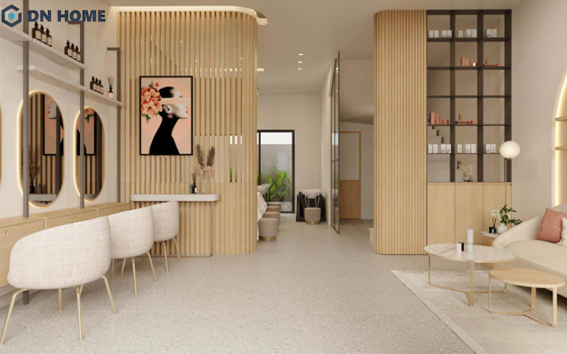 Việc thiết kế không gian spa chuyên nghiệp giúp tối ưu diện tích hiệu quả