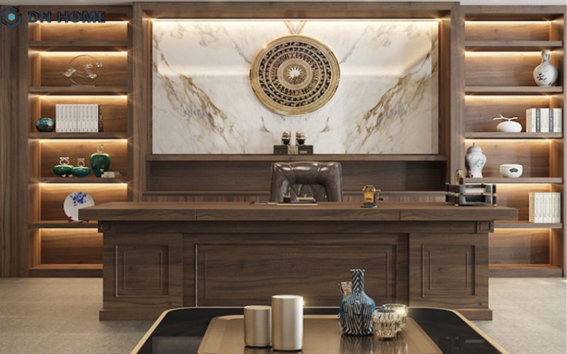 Thiết kế phòng giám đốc hợp phong thủy giúp thu hút tài vận cho doanh nghiệp