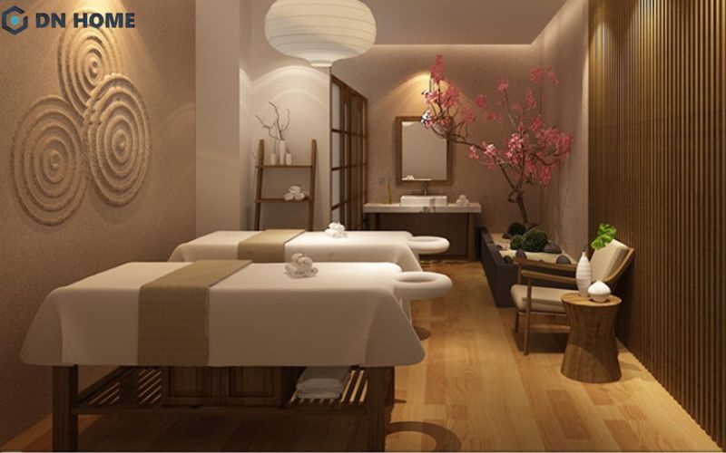 Ánh sáng dịu nhẹ là cần thiết cho không gian spa nhỏ tại nhà