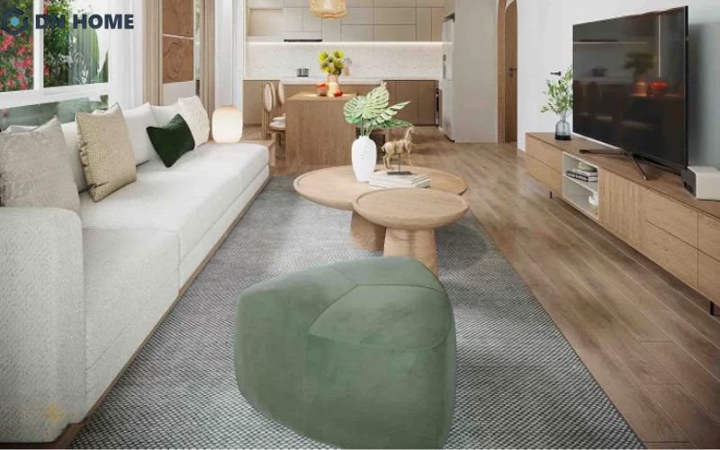 Diện tích 19m2 linh hoạt trong việc thiết kế phòng khách theo sở thích