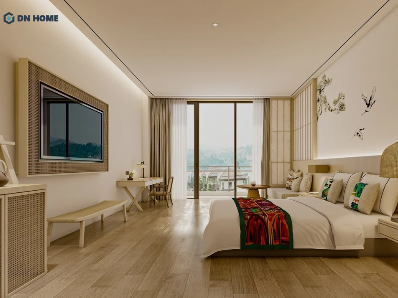 Không gian phòng đôi giúp nâng cao trải nghiệm lưu trú tại khách sạn 3 sao