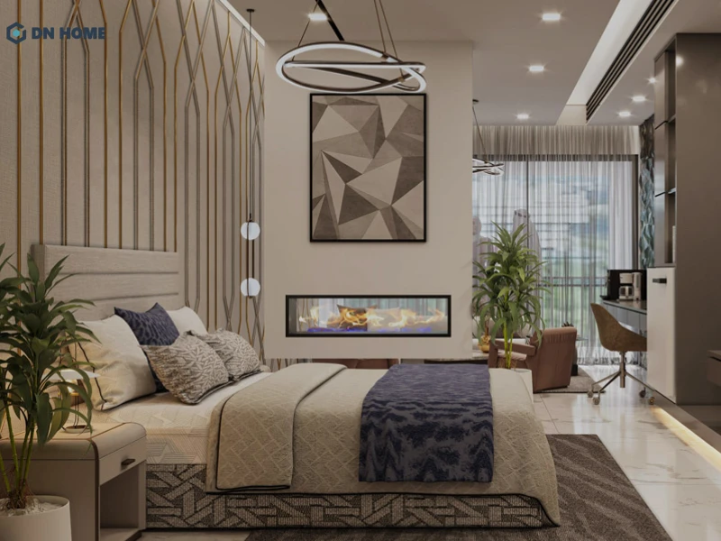 Thiết kế hiện đại mang đến không gian lưu trú gọn gàng, tiện nghi và dễ ứng dụng