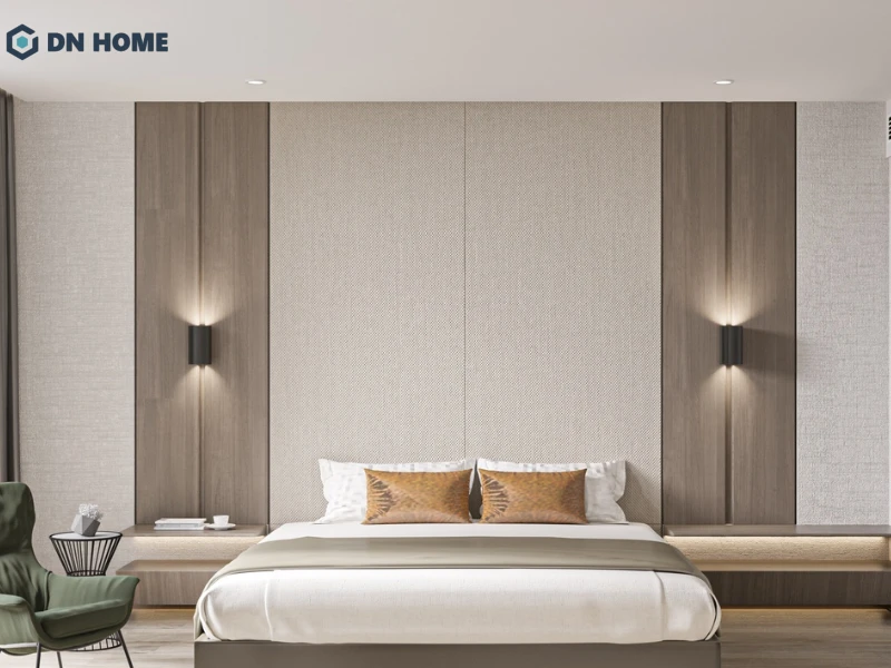 Thiết kế khách sạn phong cách hiện đại ưu tiên đường nét gọn gàng và bố cục rõ ràng