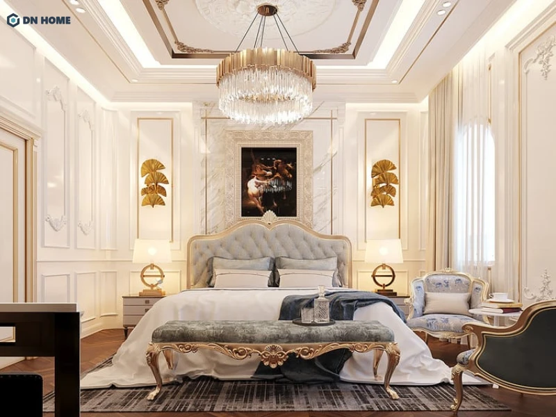 Thiết kế nội thất khách sạn 4 sao tân cổ điển phù hợp với những công trình hướng đến giá trị lâu dài