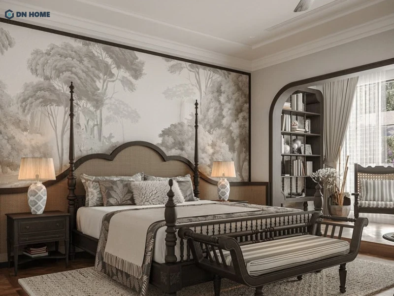 Thiết kế nội thất Á Đông mang đến cảm giác yên tĩnh và gần gũi cho không gian khách sạn 4 sao