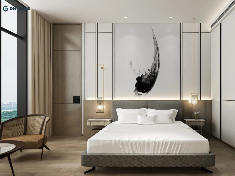 Phòng ngủ khách sạn 4 sao cần đảm bảo diện tích phù hợp và trang bị đầy đủ nội thất cần thiết