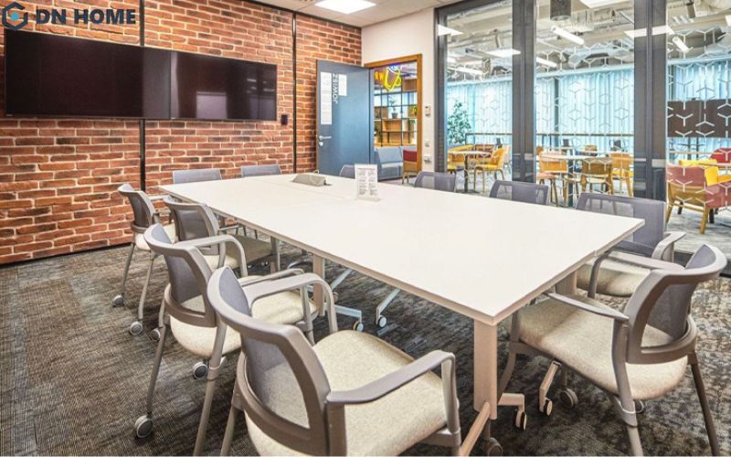 Phòng họp thiết kế ấn tượng nhưng vẫn giữ được sự chuyên nghiệp