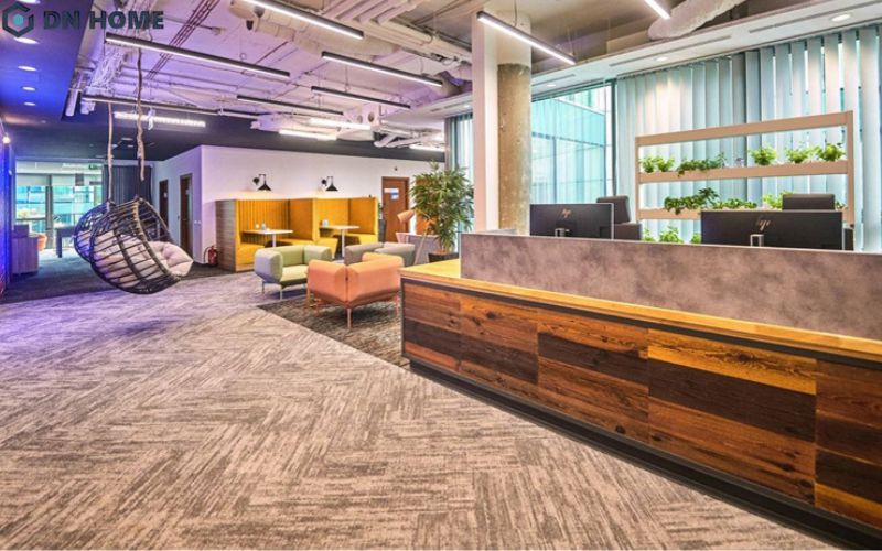 Văn phòng y tế tại Warsaw thiết kế ấn tượng với hệ đèn LED trang trí