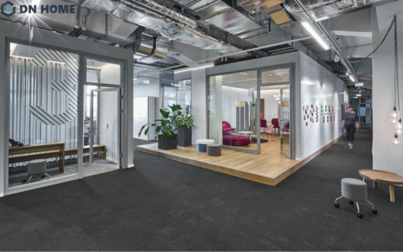 Thiết kế văn phòng làm việc ngành y tế cần bố trí linh hoạt giữa không gian đóng - mở