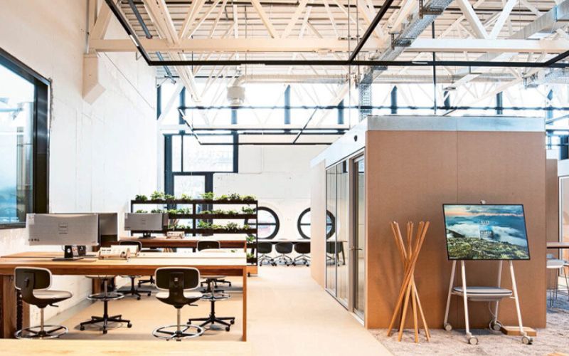 Ứng dụng màn hình LED, công nghệ vào thiết kế văn phòng Medtech