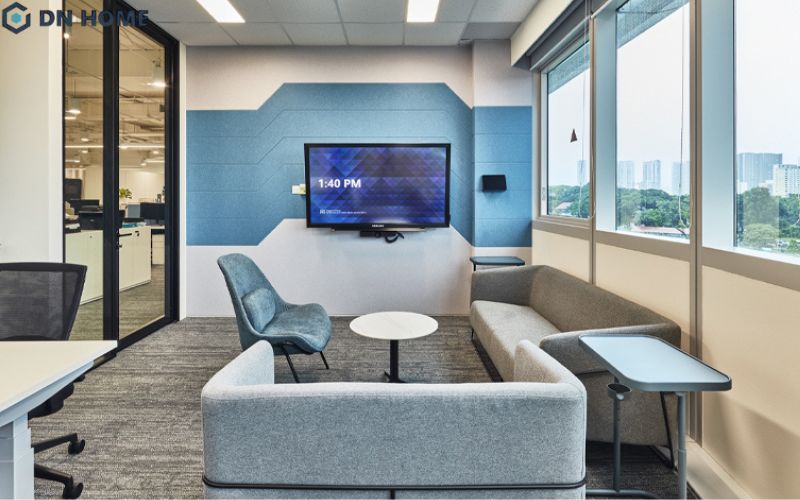 Phòng họp văn phòng công ty dược phẩm thiết kế chuyên nghiệp