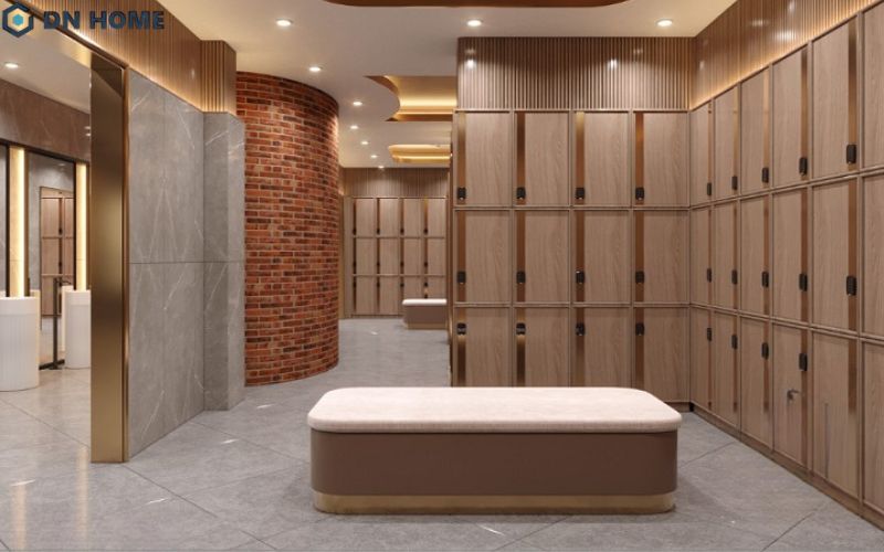 Bố trí vị trí đặt locker và phân luồng di chuyển hợp lý là nguyên tắc đầu tiên mà bạn cần nắm khi thiết kế khu vực locker