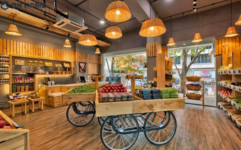 Bố trí không gian hợp lý giúp tạo sự gọn gàng, thẩm mỹ cho cửa hàng và nâng cao trải nghiệm khách hàng