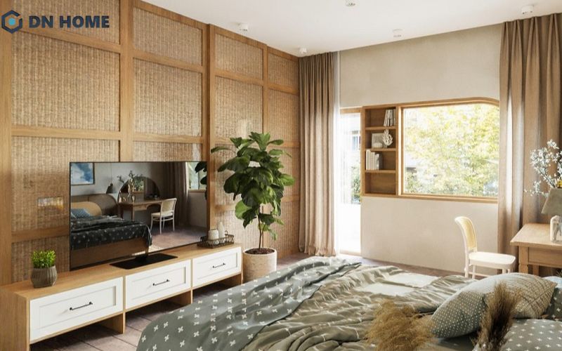 Khi thiết kế nội thất Eco, gia chủ có thể thêm những chậu cây nhỏ để tạo cảm giác thư giãn cho không gian sống