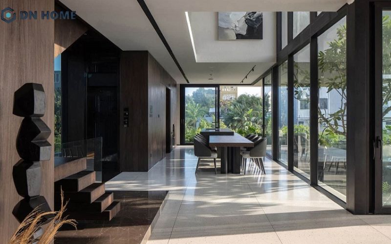 Kim loại, nhựa, kính tái chế là là một trong những loại vật liệu chủ đạo trong thiết kế nội thất xanh