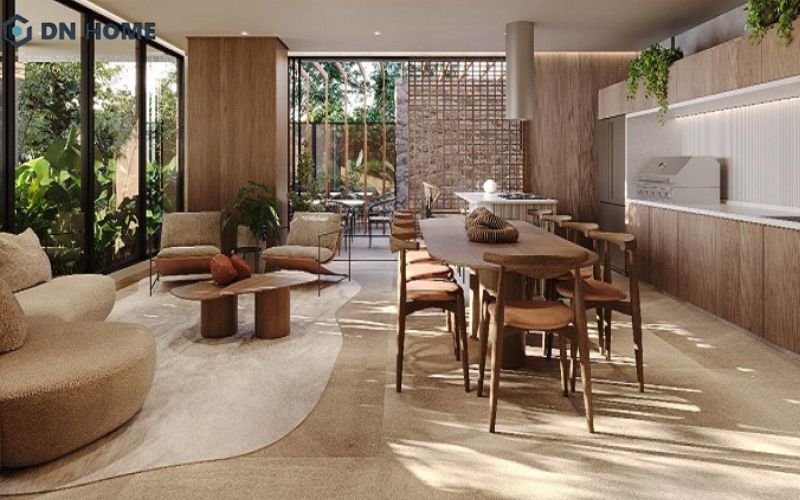 Thiết kế nội thất phong cách xanh tận dụng tối đa ánh sáng tự nhiên và thông gió giúp giảm sự phụ thuộc vào thiết bị nhân tạo