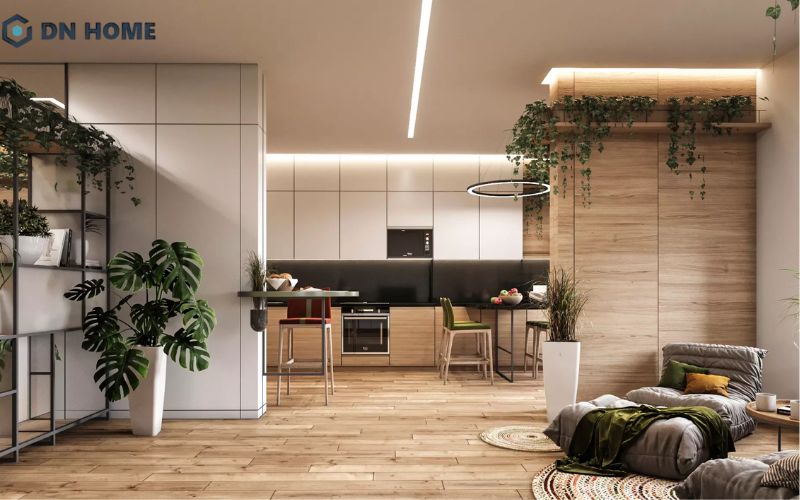 Thiết kế không gian sống xanh vừa đáp ứng nhu cầu thẩm mỹ, vừa giảm thiểu tác động tiêu cực đến môi trường