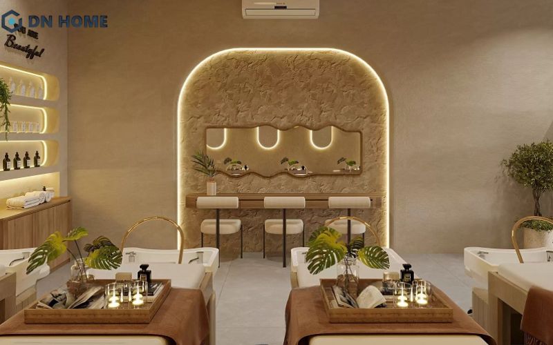 Thiết kế thường sử dụng các gam màu trung tính để tăng cảm giác rộng thoáng cho không gian